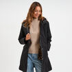 Parka 3-en-1 gilet fourr&eacute; noir femme