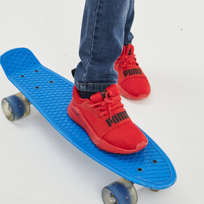 baskets running a lacets puma wired run rouge garcon Baskets running à lacets Puma Wired Run rouge garçon