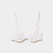Soutien-gorge embo&icirc;tant dentelle blanc femme