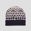 Bonnet tricoté multicolore homme