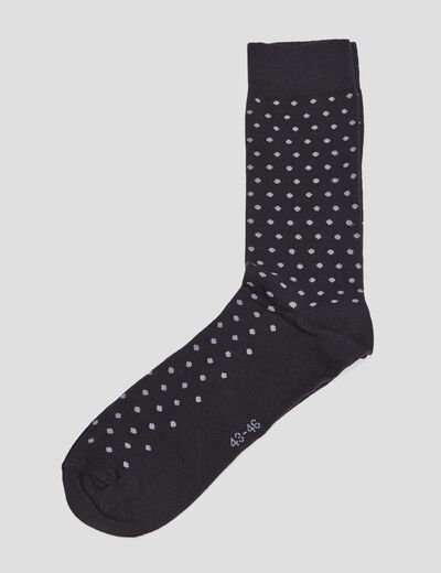 Lot 5 paires chaussettes noir homme