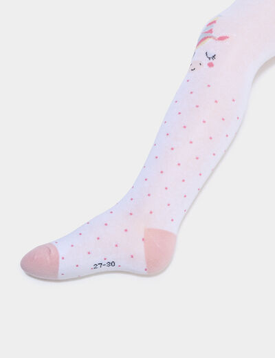 Lot 3 collants taille &eacute;lastiqu&eacute;e rose fille