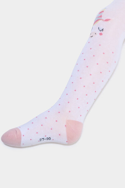 Lot 3 collants taille &eacute;lastiqu&eacute;e rose fille