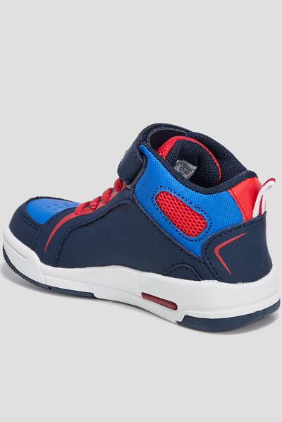 Baskets montantes Avengers bleu garçon
