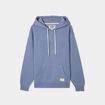 Sweat &agrave; capuche hoodie bleu gris femme