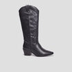 Bottes santiags bouts pointus noir femme