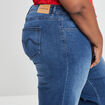Jeans large taille haute denim stone femme grande taille