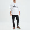 Sweat à capuche hoodie Naruto blanc homme