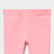 Legging uni en coton rose b&eacute;b&eacute; fille