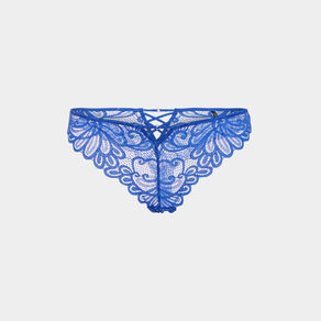 tanga en dentelle bleu electrique femme Tanga en dentelle bleu electrique femme