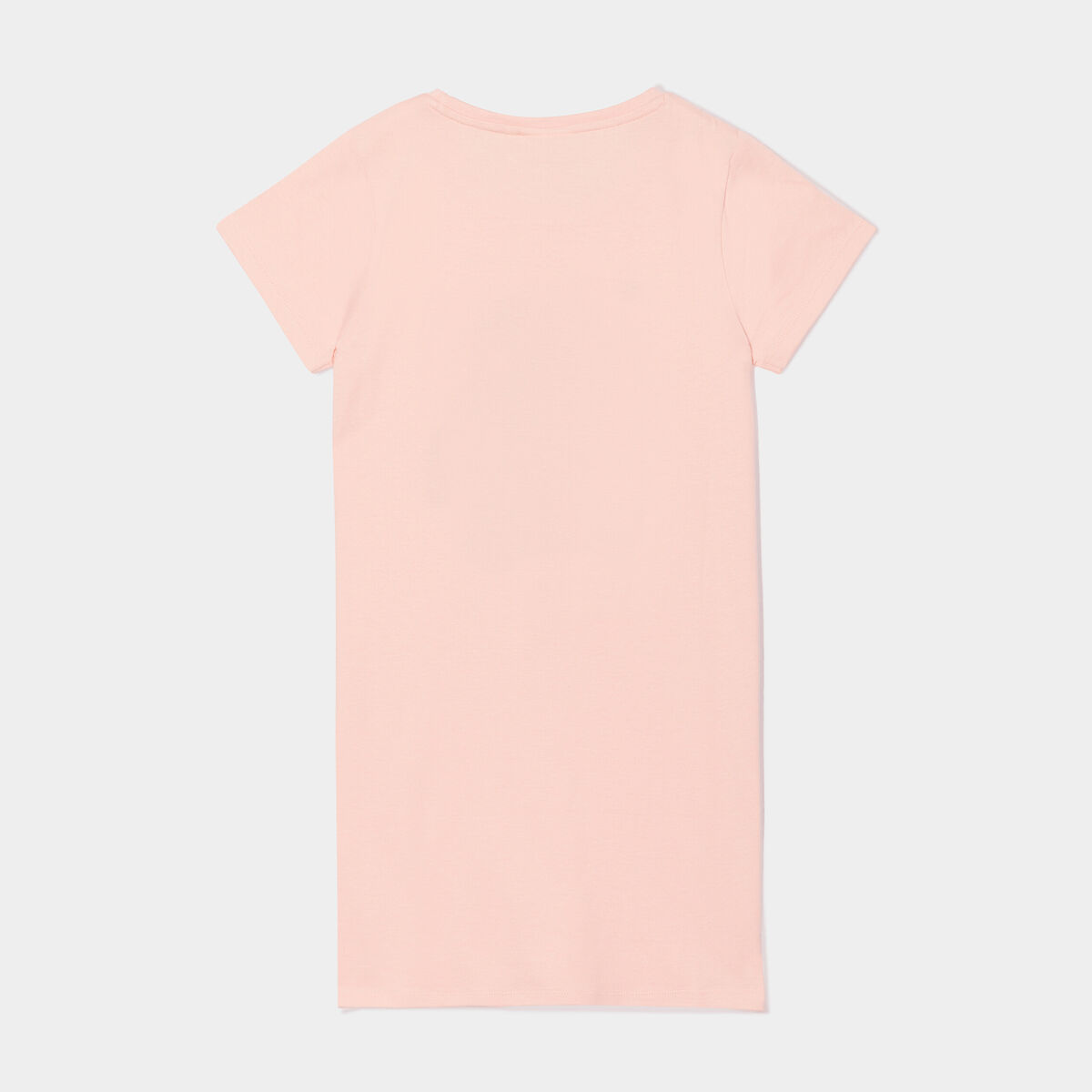 Chemise de nuit manches courtes Stitch orange fluo fille
