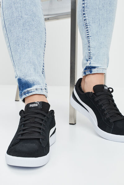 Tennis à lacets Puma Vicky noir femme