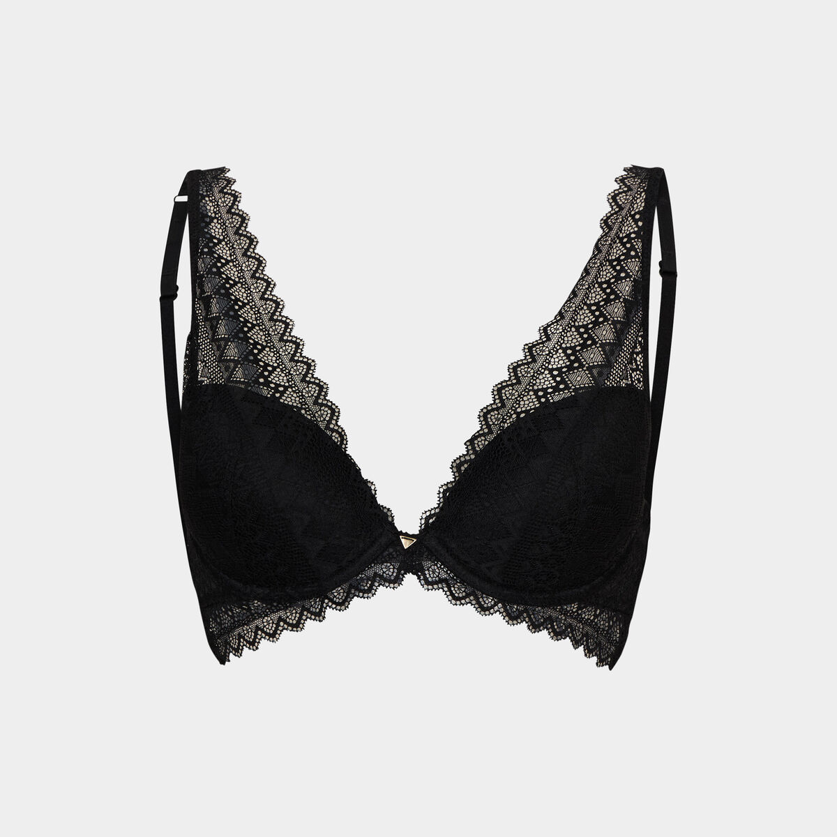 Soutien-gorge foulard dentelle noir femme