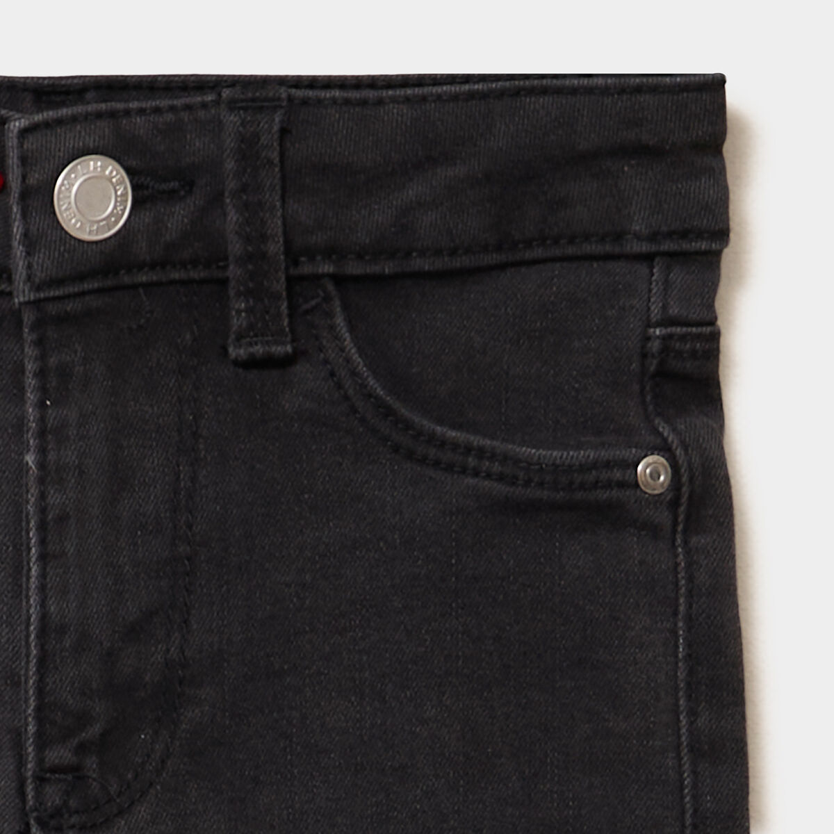 Jeans skinny 5 poches denim noir fille