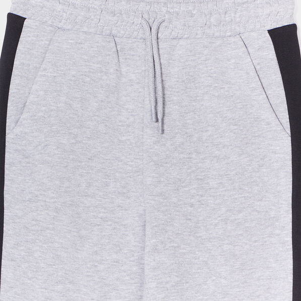 pantalon jogging molleton gris clair garcon Pantalon jogging molleton gris clair garçon