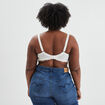 Soutien-gorge emboîtant dentelle blanc femme grande taille