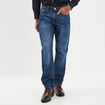 Jeans straight denim 5 poches denim stone homme