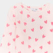 Ensemble pyjama 2 pi&egrave;ces micro polaire rose poudr&eacute;e fille