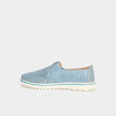 Mocassins pied large Confortissimo bleu marine femme