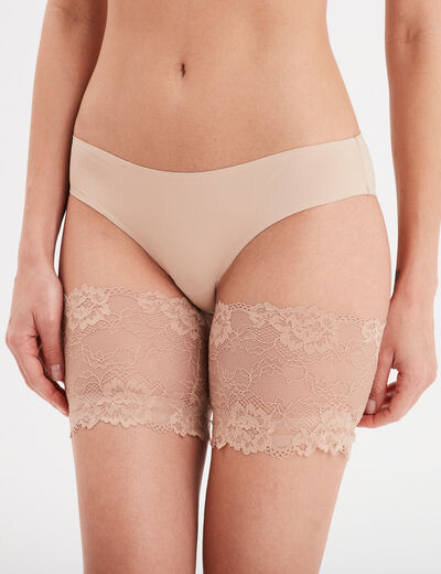 Bandes cuisses anti-frottement beige femme