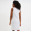 Chemise de nuit sans manches gris clair femme