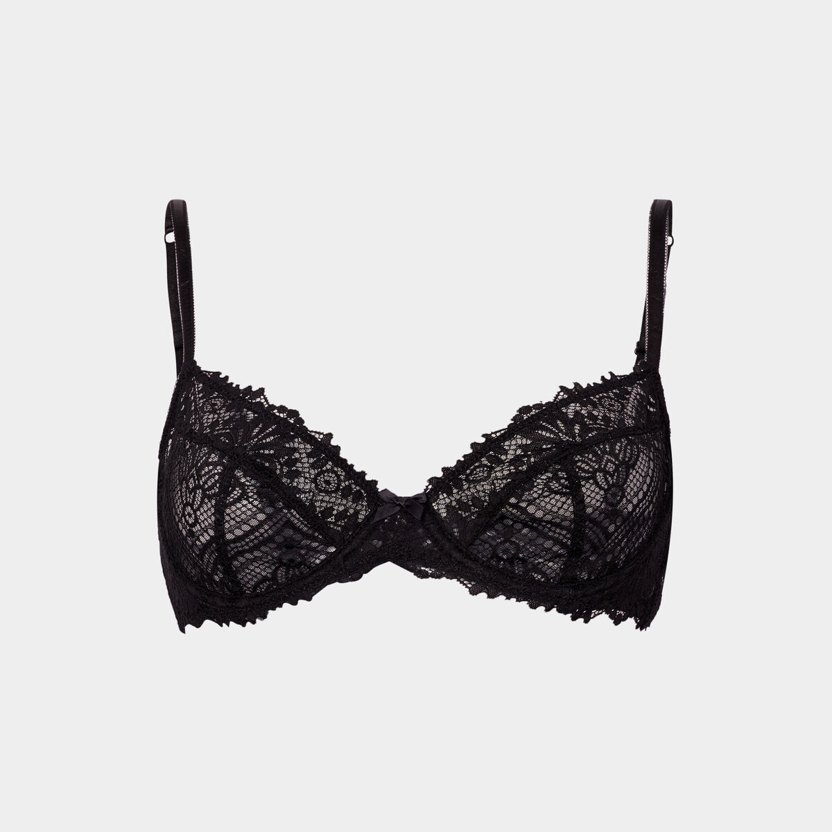 Soutien-gorge emboîtant dentelle noir femme
