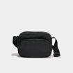 Sac arrondi en bandoulière noir femme