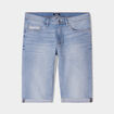 Bermuda short en jean regular denim triple stone homme