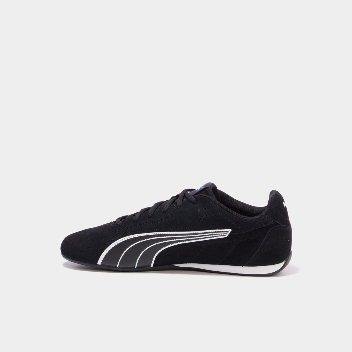 Baskets running en cuir Puma Catch SD noir homme