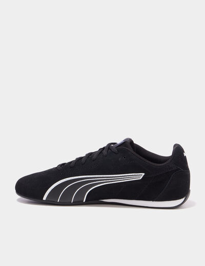 Baskets running en cuir Puma Catch SD noir homme