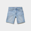 Bermuda en jean regular coton denim triple stone gar&ccedil;on