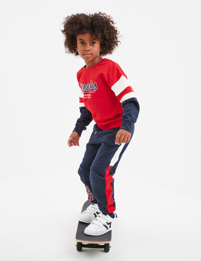 ensemble jogging molleton Creeks bleu marine garçon