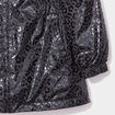 Parka cintrée à capuche doublure polaire noir fille