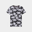 T-shirt manches courtes coton noir gar&ccedil;on
