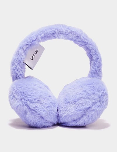 Cache-oreilles en fausse fourrure Stitch parme fille
