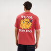 T-shirt manches courtes coton Coca-Cola rouge homme