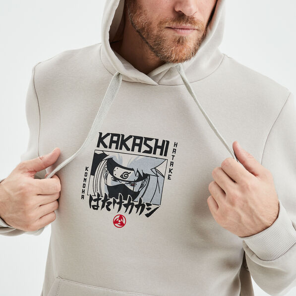 Sweat à capuche hoodie Naruto Kakashi sable homme