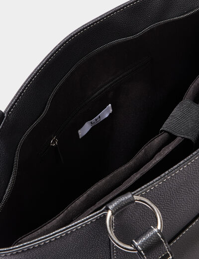 Sac cabas noir femme
