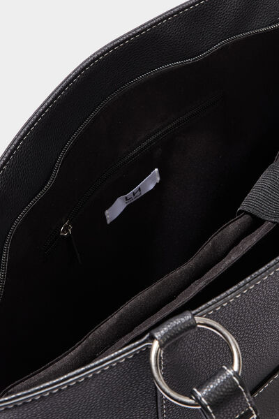Sac cabas noir femme