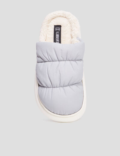 Chaussons mules matelassés Liberto bleu clair femme