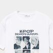 T-shirt coton K-Pop Demon Hunters blanc gar&ccedil;on