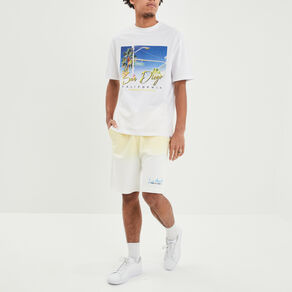 jogging short avec cordon blanc homme Jogging-Short avec cordon blanc homme