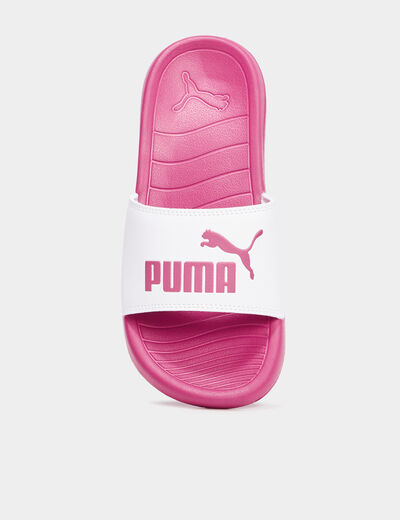 Claquettes Puma rose fushia femme