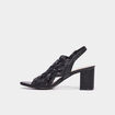 Sandales multibrides à talons Mosquitos noir femme