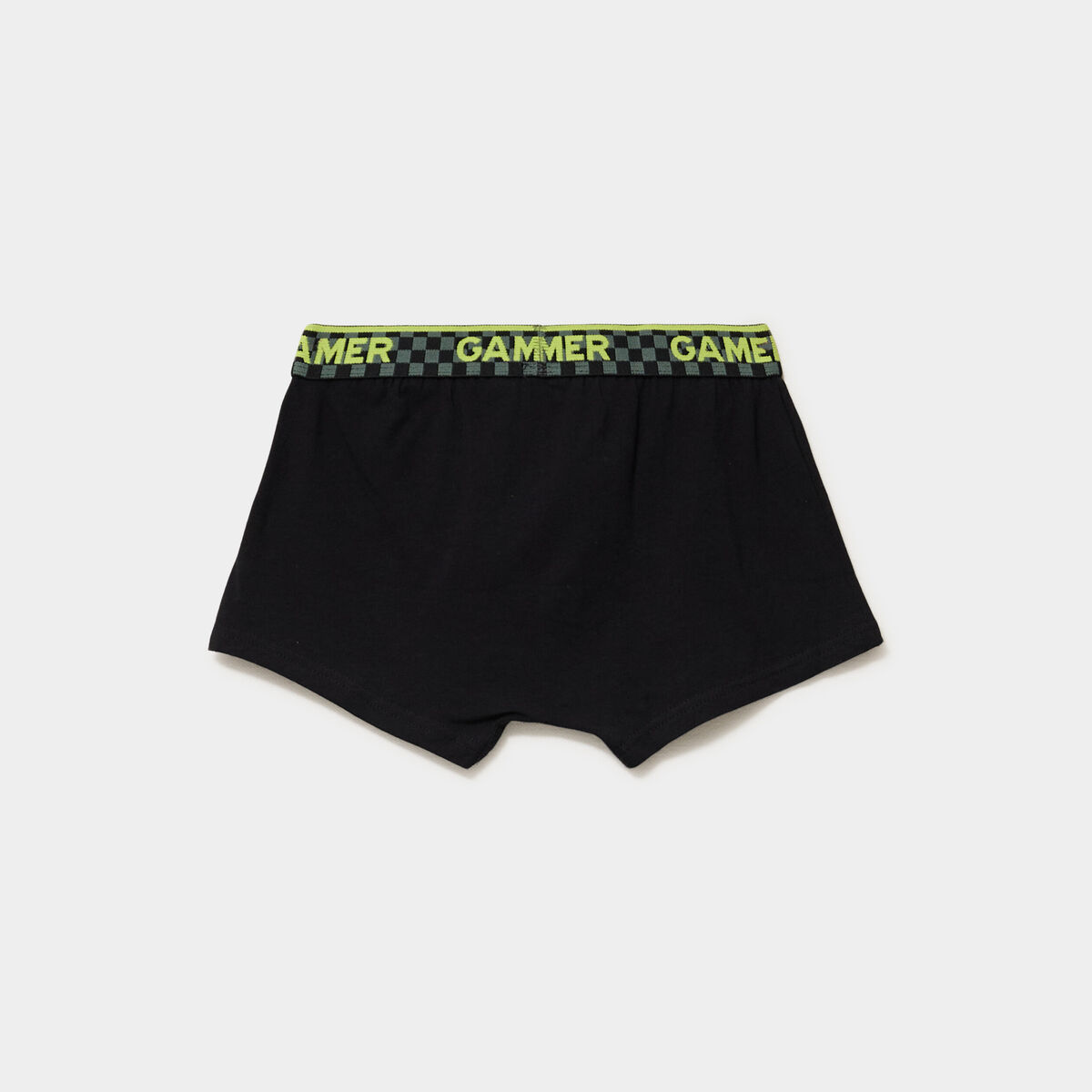 Lot 3 boxers coton majoritaire noir garçon