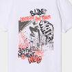 T-shirt col rond manches courtes coton blanc gar&ccedil;on