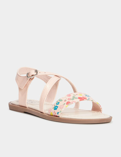 Sandales rose clair fille