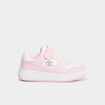 Baskets &agrave; scratchs Champion RD18 LOW rose pastel fille