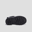 Bottines chelsea crant&eacute;es bout rond noir fille