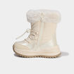 Bottes fourr&eacute;es avec d&eacute;tails perles creme fille